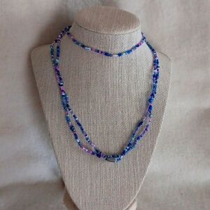 Bohohemian Beaded Summer Necklace